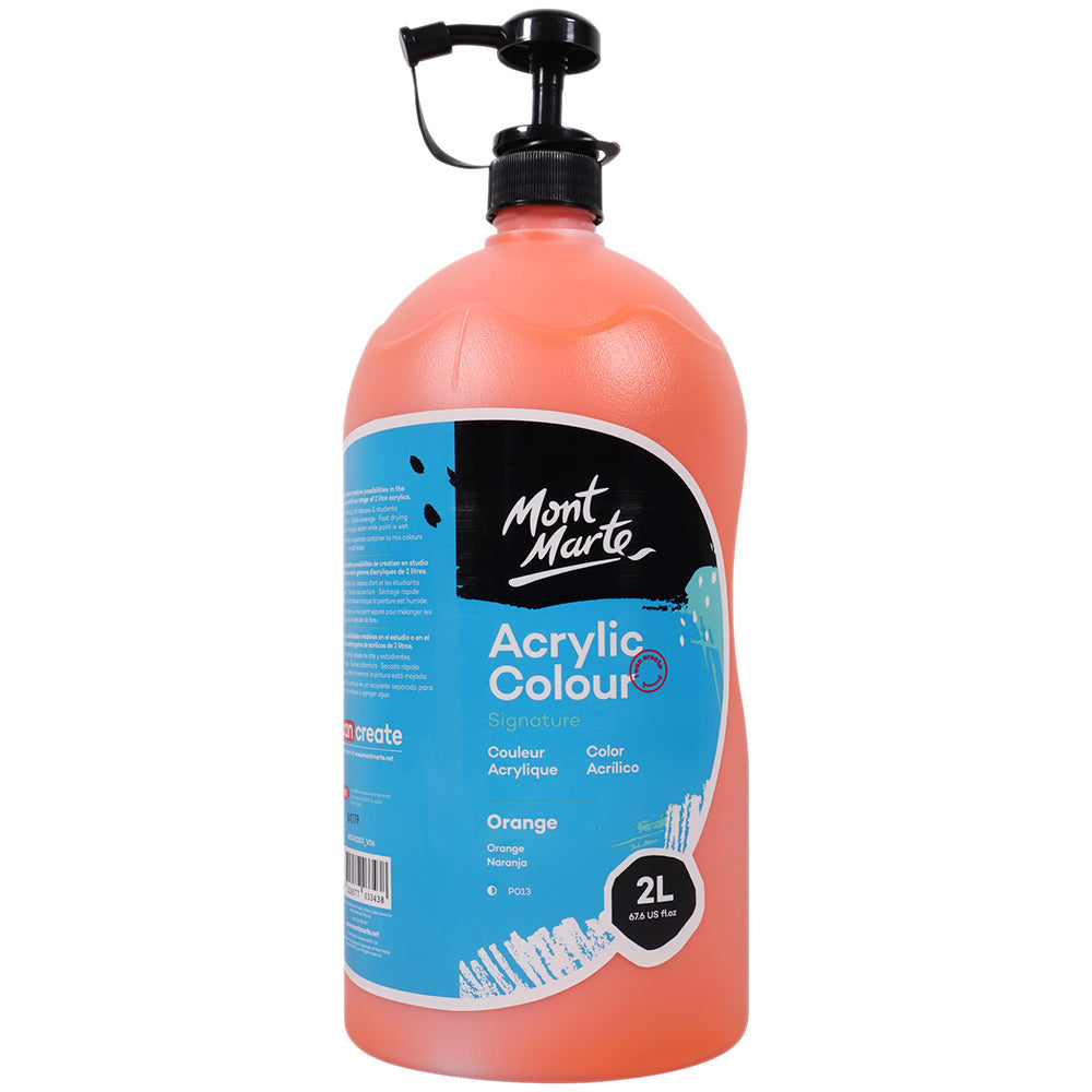 MONT MARTE Signature Acrylic Paint 2L - Orange
