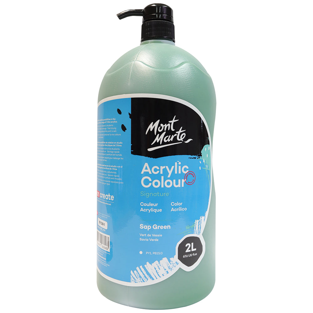 MONT MARTE Signature Acrylic Paint 2L - Sap Green