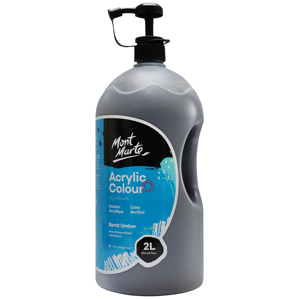 MONT MARTE Signature Acrylic Paint 2L - Umber