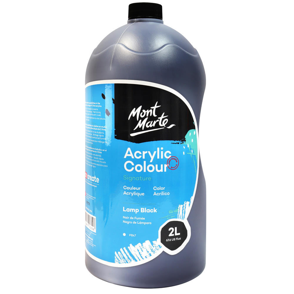 MONT MARTE Signature Acrylic Paint 2L - Black