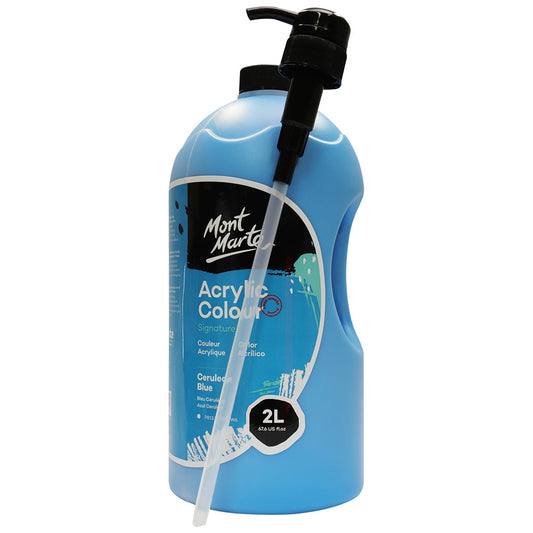 MONT MARTE Signature Acrylic Paint 2L - Cerulean Blue