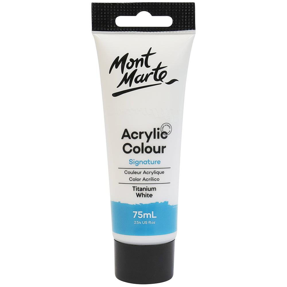 MONT MARTE Signature Acrylic Paint - 75ml - Titanium White