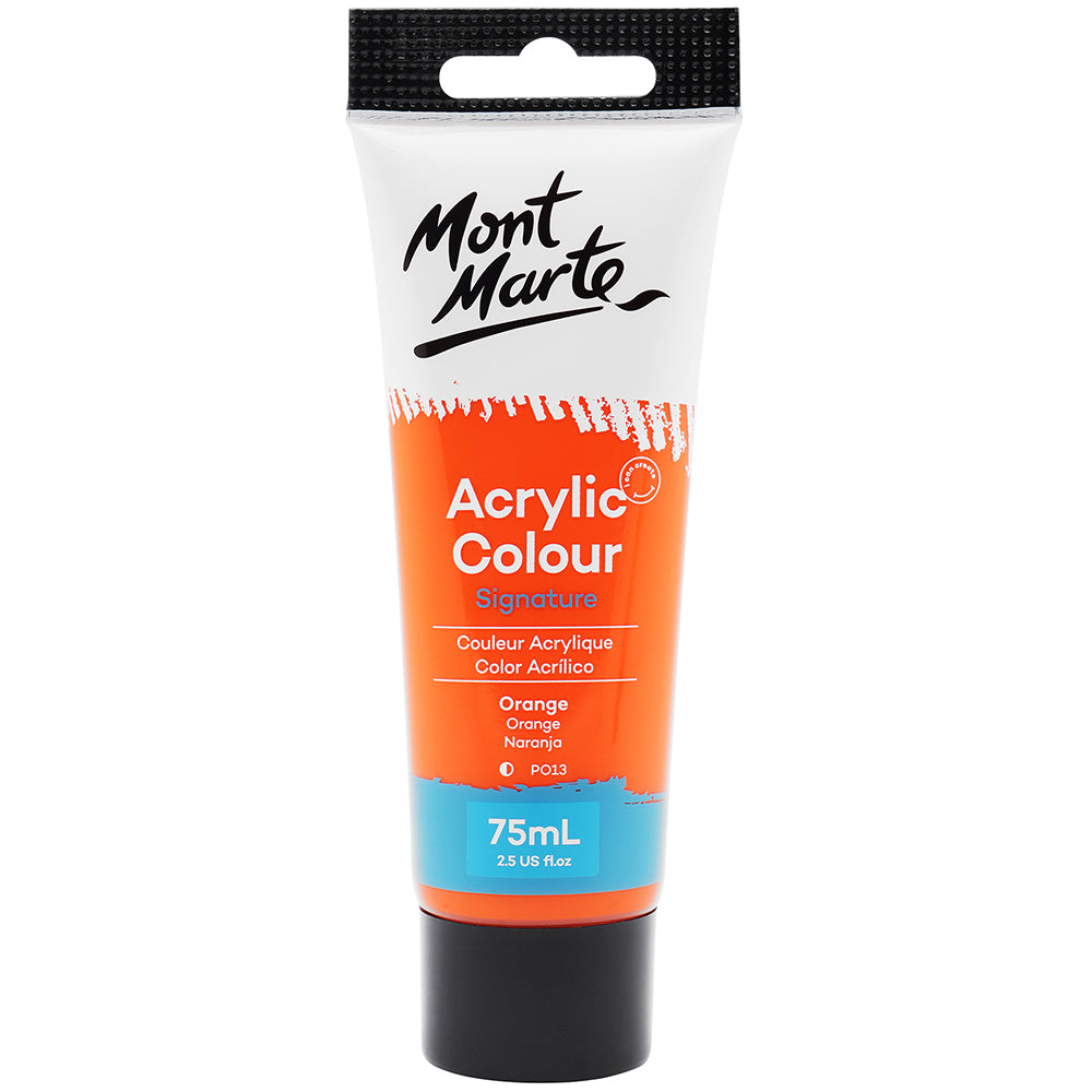 MONT MARTE Signature Acrylic Paint - 75ml - Orange Yellow