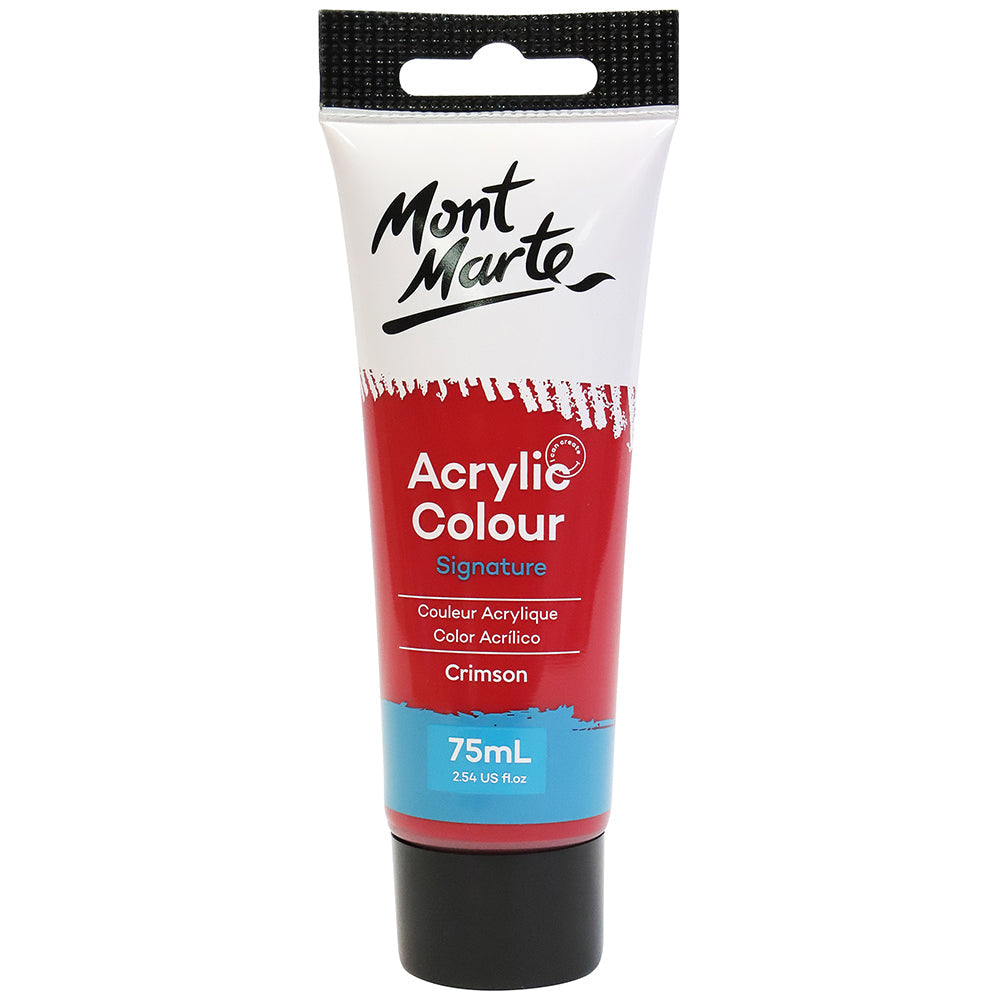 MONT MARTE Signature Acrylic Paint - 75ml - Crimson