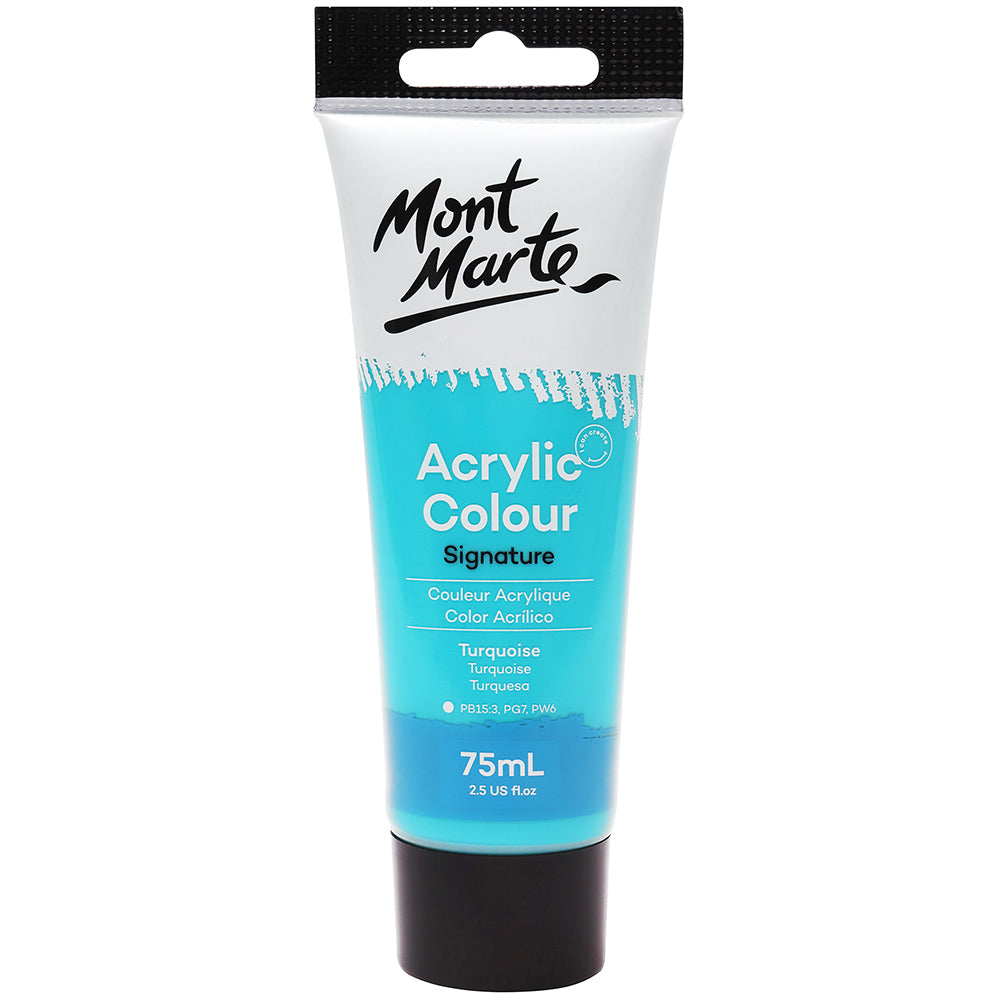 MONT MARTE Signature Acrylic Paint - 75ml - Turquoise