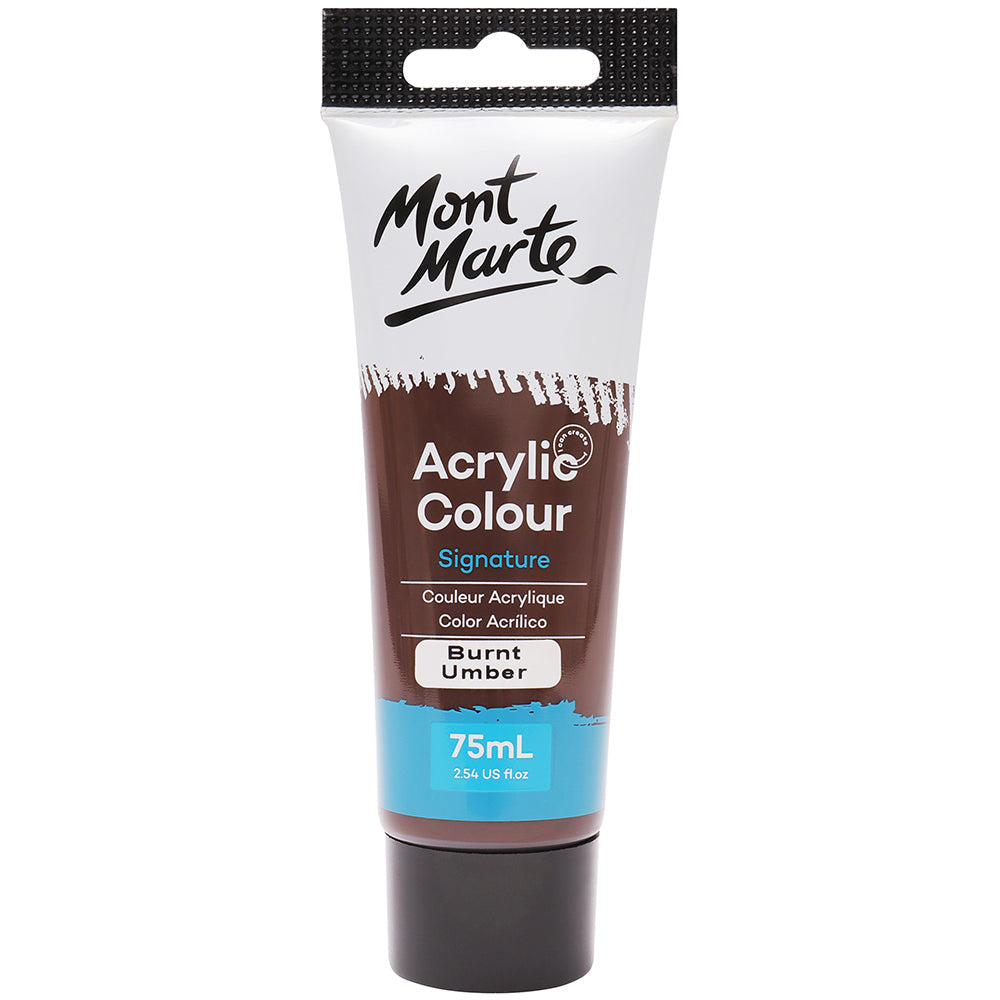 MONT MARTE Signature Acrylic Paint - 75ml - Umber