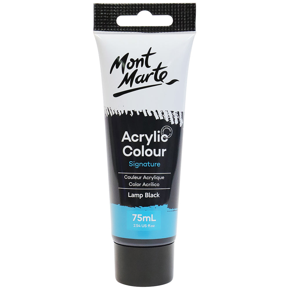 MONT MARTE Signature Acrylic Paint - 75ml - Black