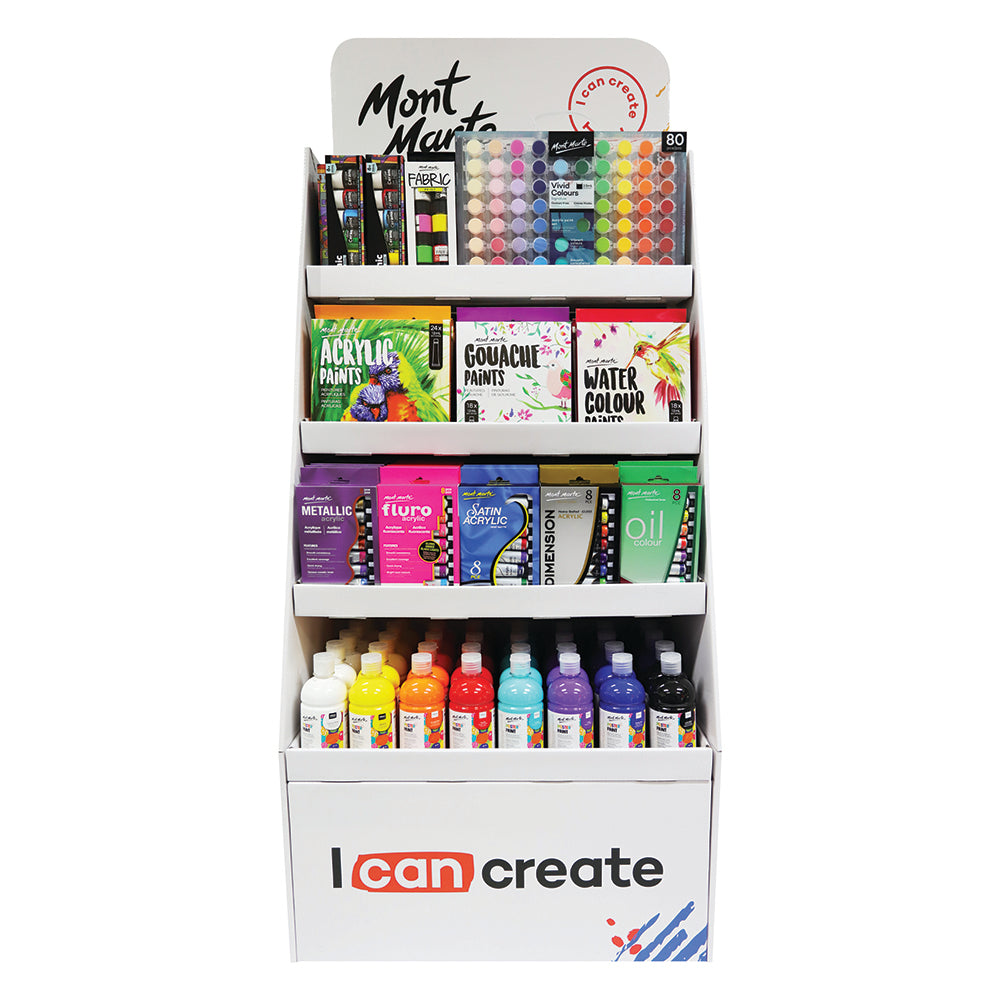 MONT MARTE Promotional Display - Paint Sets