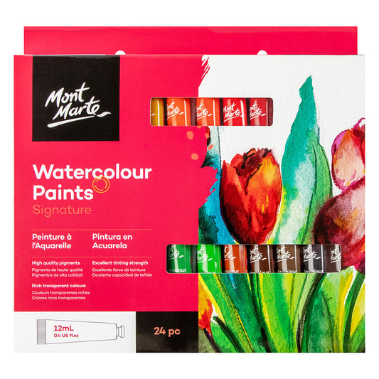 MONT MARTE Watercolour Paint Set 2ml - 24pcs