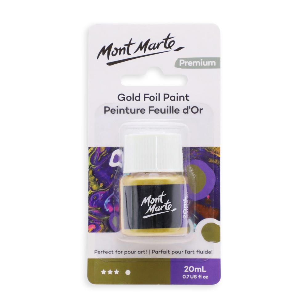 MONT MARTE Premium Foil Paint 20ml - Gold
