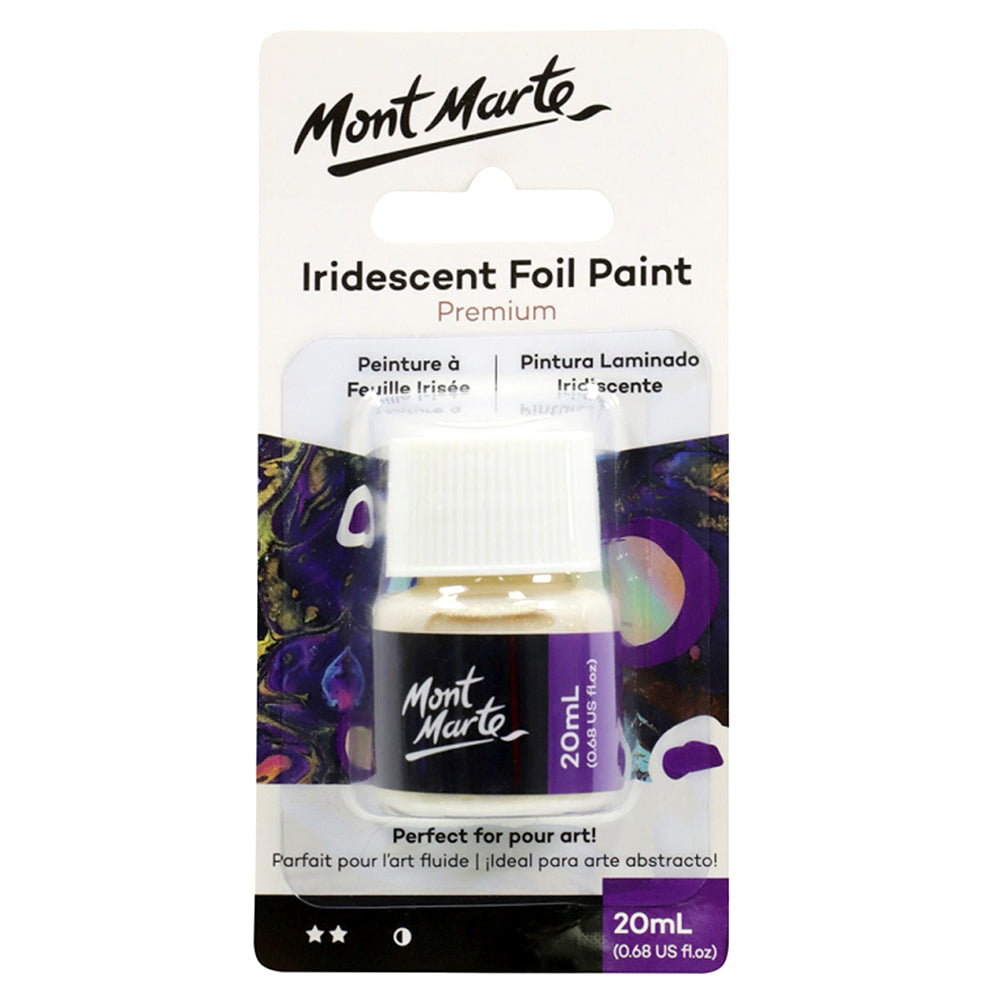 MONT MARTE Premium Foil Paint 20ml - Iridescent