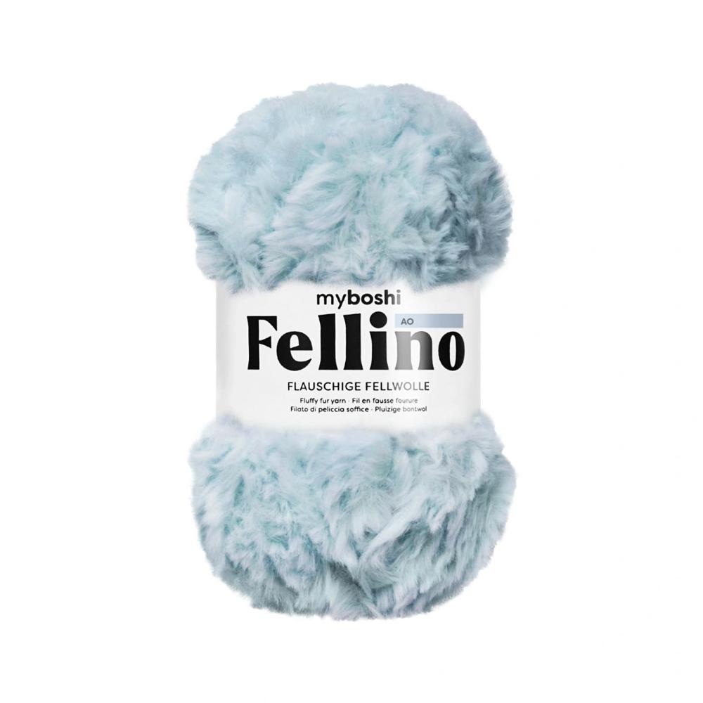 MYBOSHIYARNS Fellino Ao - 100 g (3.53 oz) - 65 m (71 yds) - Super Bulky 6-Weight (Blue)
