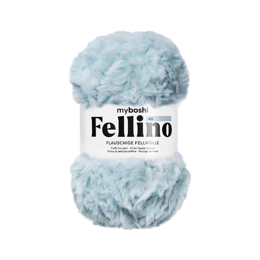 MYBOSHIYARNS Fellino Ao - 100 g (3.53 oz) - 65 m (71 yds) - Super Bulky 6-Weight (Blue)