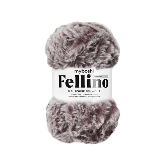 MYBOSHIYARNS Fellino Chairo - 100 g (3.53 oz) - 65 m (71 yds) - Super Bulky 6-Weight (Brown)