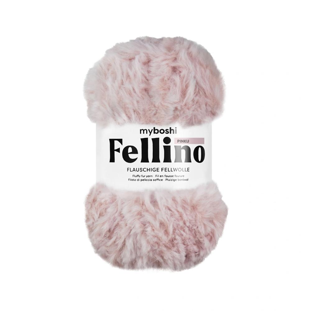 MYBOSHIYARNS Fellino Pinku - 100 g (3.53 oz) - 65 m (71 yds) - Super Bulky 6-Weight (Pink)