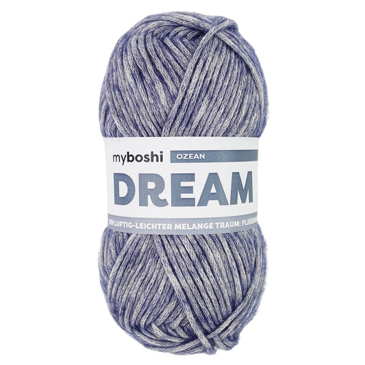 MYBOSHIYARNS Dream Ocean - 50 g (1.76 oz) - 95 m (104 yds) - Medium 4-Weight (Blue)