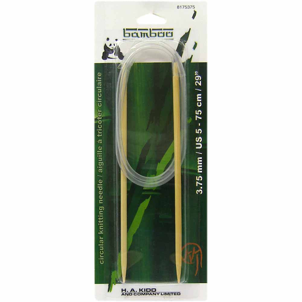 PANDA Circular Knitting Needles 75cm (30") Bamboo - 3.75mm/US 5