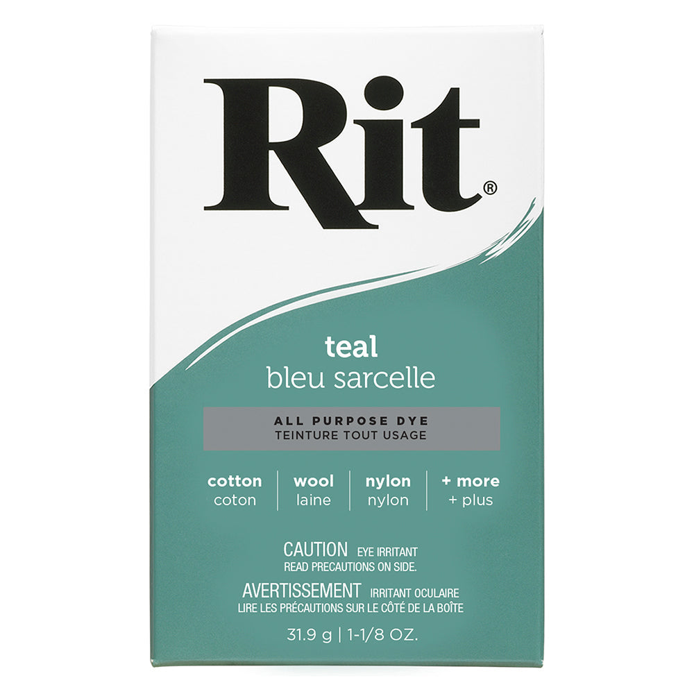 RIT All Purpose Powder Dye - Teal - 31.9g (1⅛ oz)