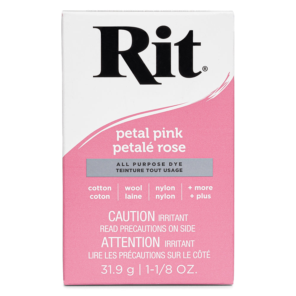 RIT All Purpose Powder Dye - Petal Pink - 31.9g (1⅛ oz)