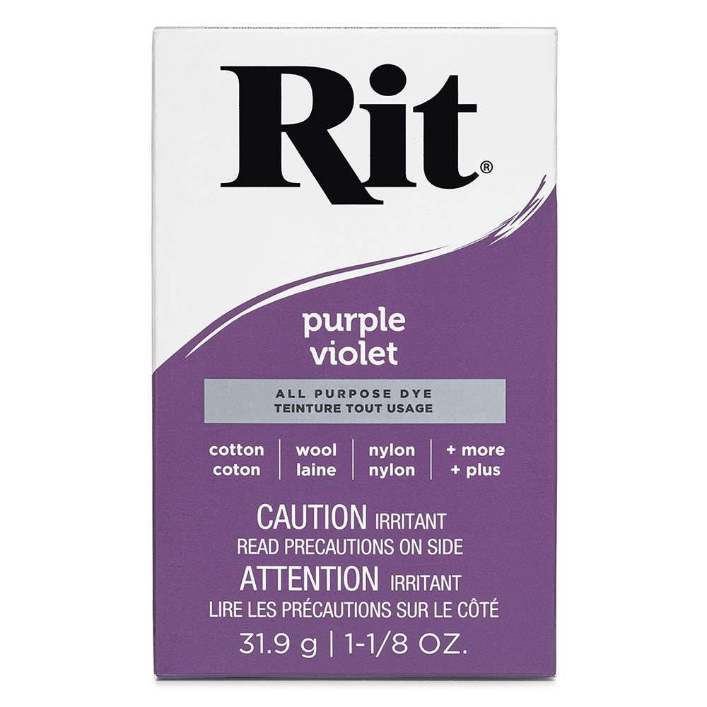 RIT All Purpose Powder Dye - Purple - 31.9g (1⅛ oz)