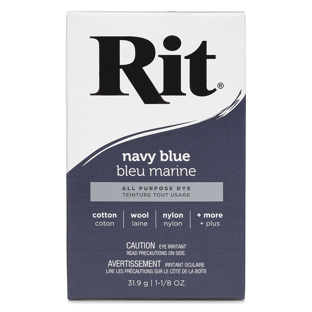RIT All Purpose Powder Dye - Navy Blue - 31.9g (1⅛ oz)