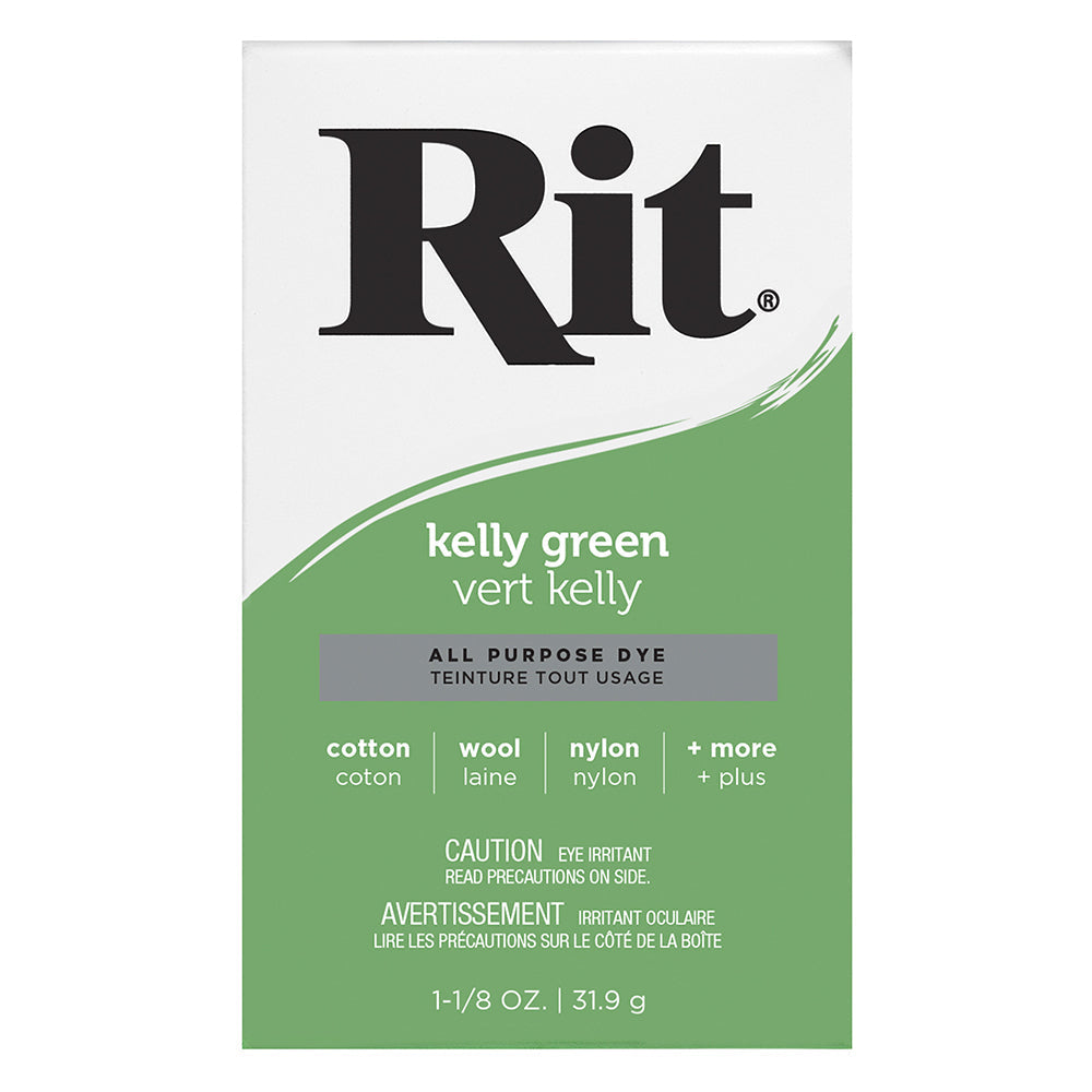 RIT All Purpose Powder Dye - Kelly Green - 31.9g (1⅛ oz)