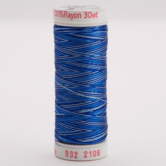 SULKY Rayon Variables 30wt Thread 165m - Vari-Blues