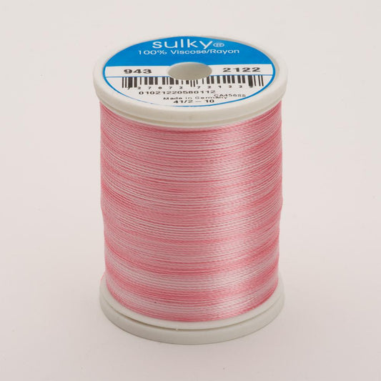 SULKY Rayon Variable 40wt Thread 777m - Vari-Baby Pinks