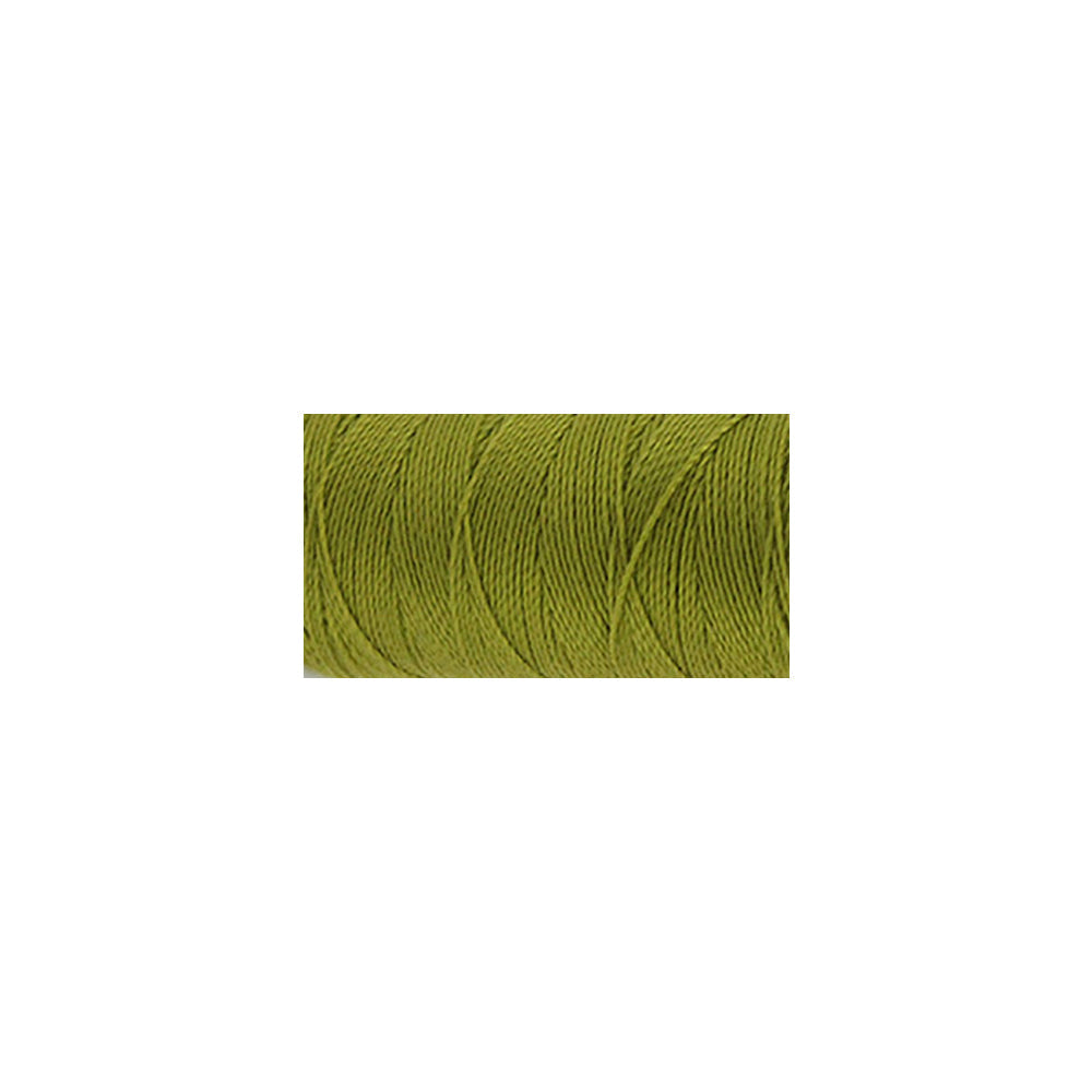 SULKY Cotton Solid Colour 12wt Thread 46m - Pea Soup