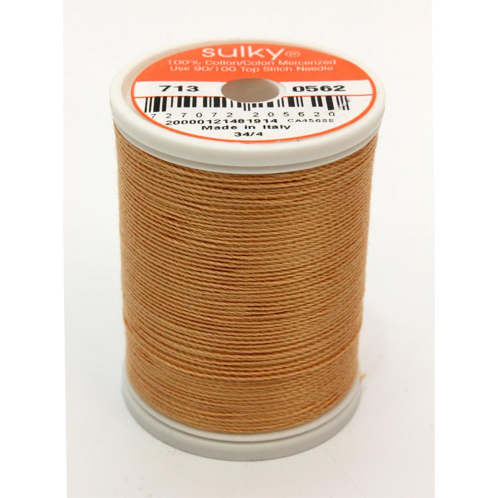 SULKY Cotton Solid Colour 12wt Thread 302m - Spice