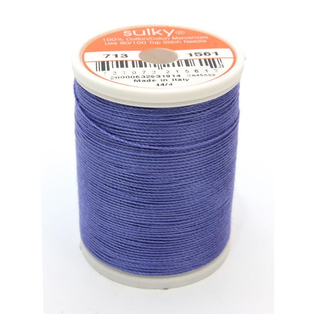 SULKY Cotton Solid Colour 12wt Thread 302m - Deep Hyacinth