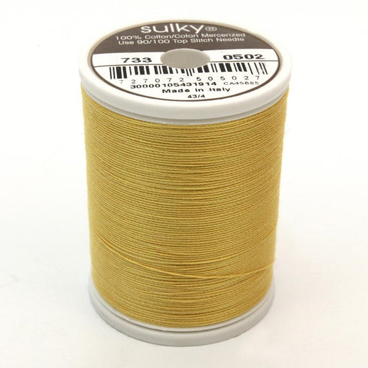SULKY Cotton Solid Colour 30wt Thread 457m - Cornsilk