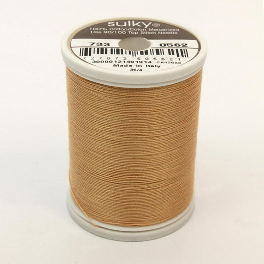 SULKY Cotton Solid Colour 30wt Thread 457m - Spice