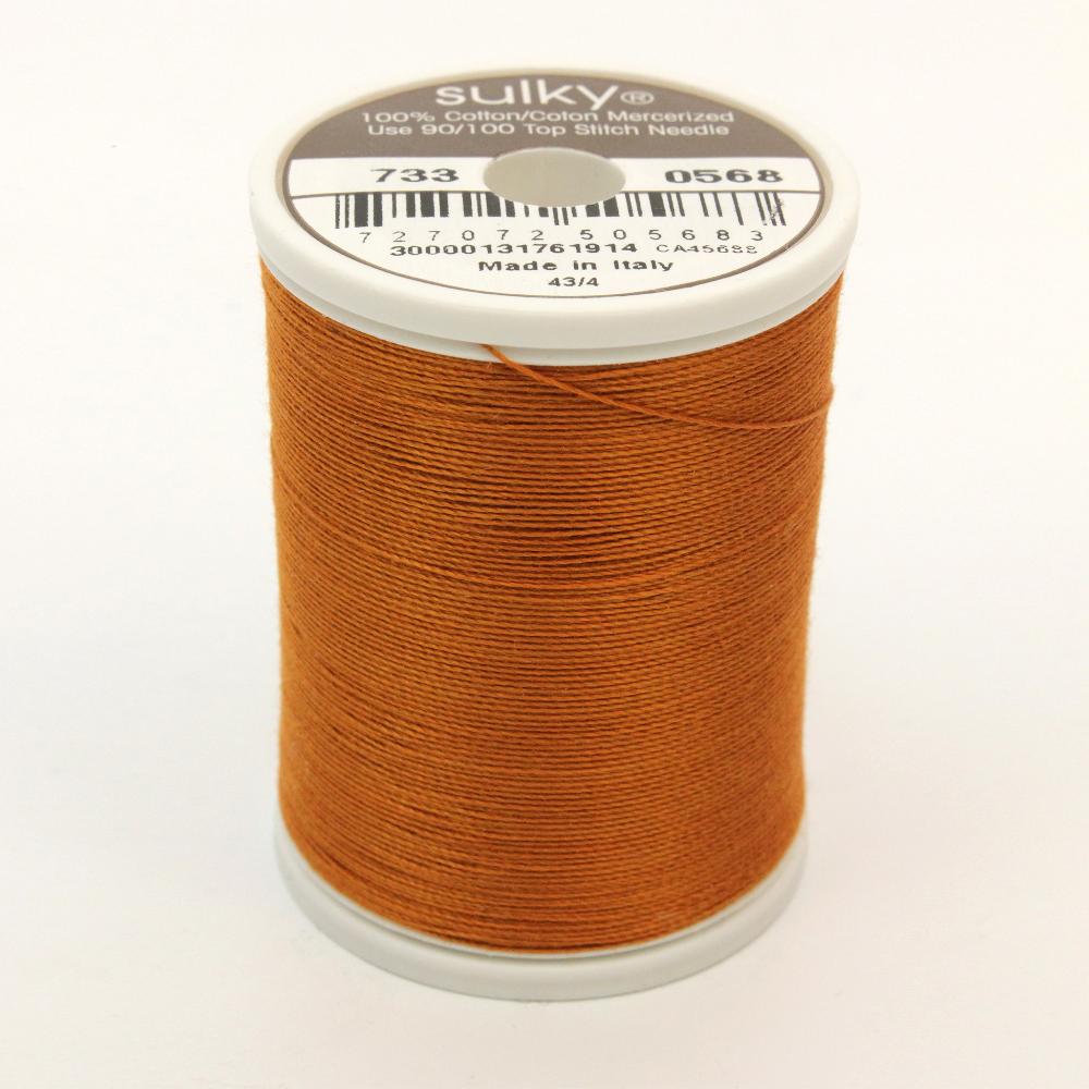 SULKY Cotton Solid Colour 30wt Thread 457m - Cinnamon