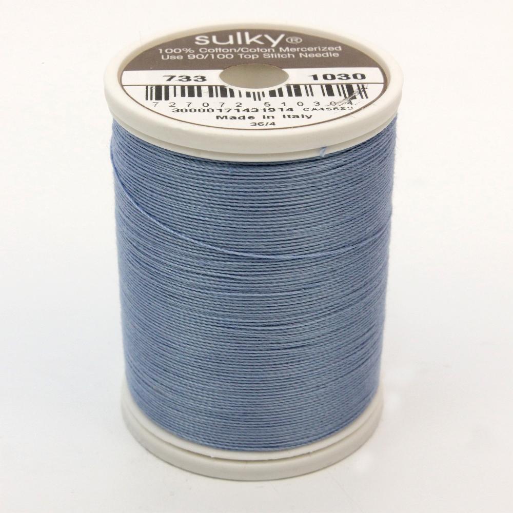 SULKY Cotton Solid Colour 30wt Thread 457m - Periwinkle