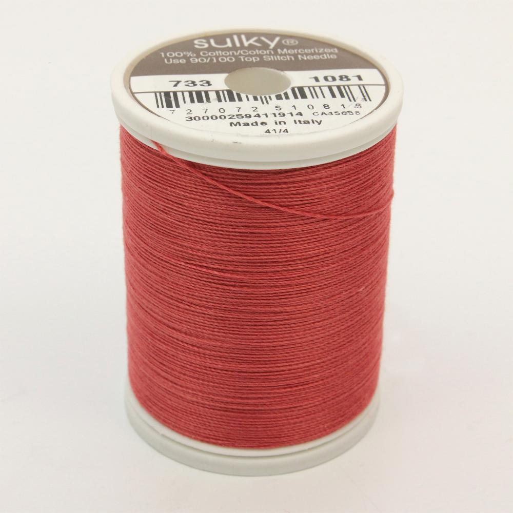 SULKY Cotton Solid Colour 30wt Thread 457m - Brick