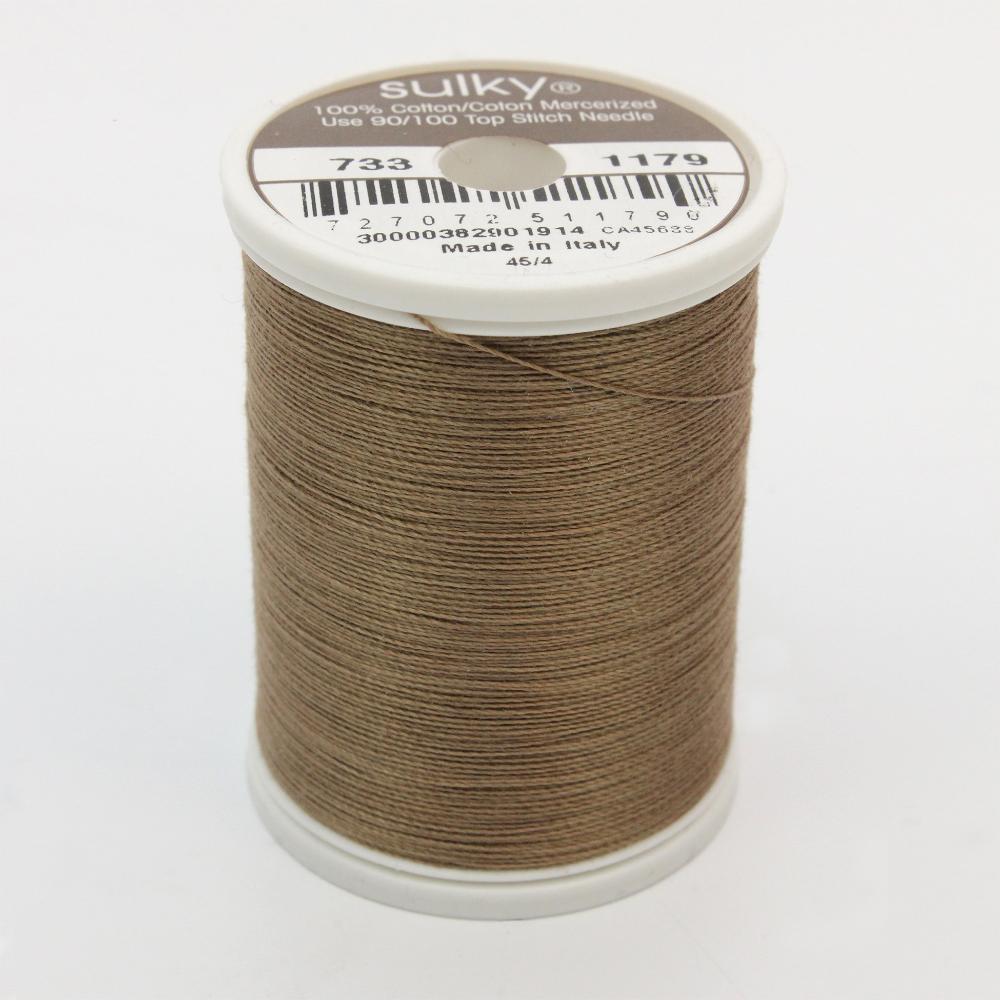 SULKY Cotton Solid Colour 30wt Thread 457m - Dark Taupe