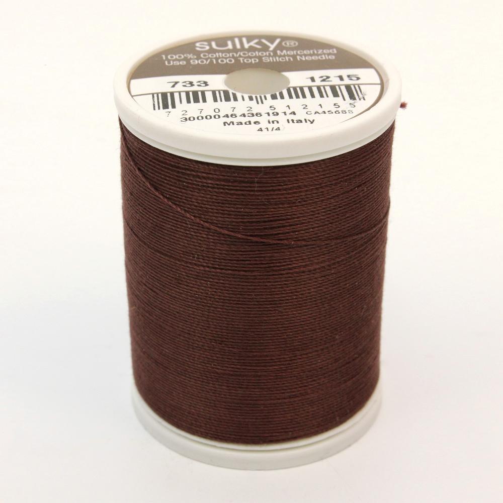 SULKY Cotton Solid Colour 30wt Thread 457m - Blackberry