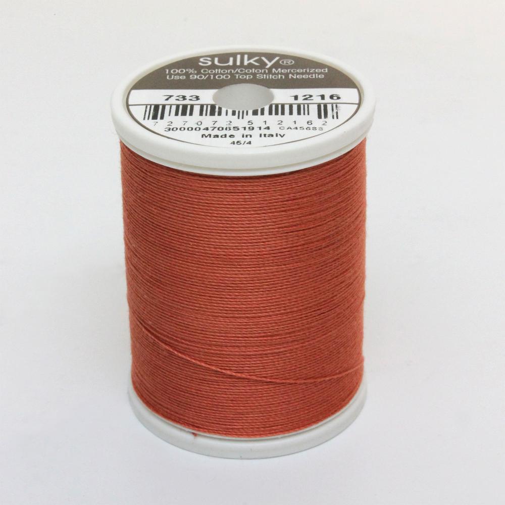 SULKY Cotton Solid Colour 30wt Thread 457m - Medium Maple