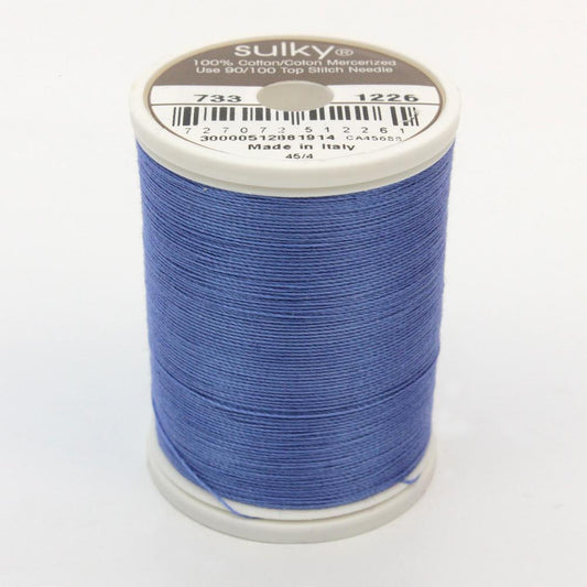 SULKY Cotton Solid Colour 30wt Thread 457m - Dark Periwinkle