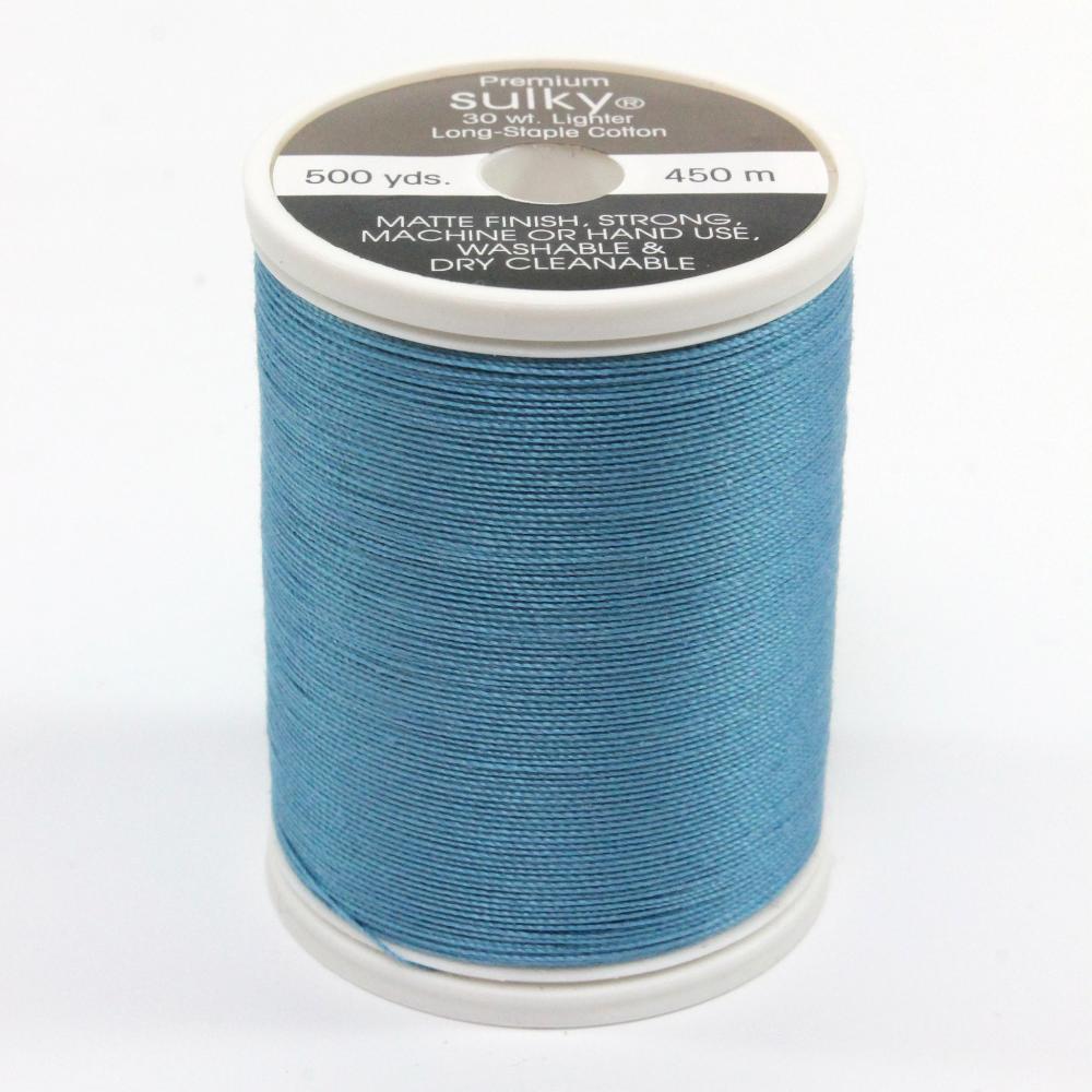 SULKY Cotton Solid Colour 30wt Thread 457m - Bright Peacock