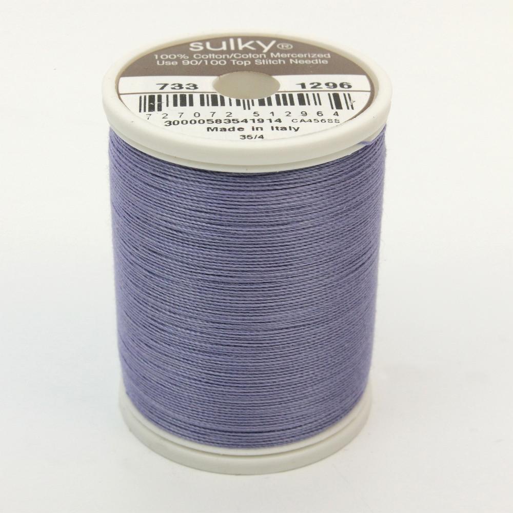 SULKY Cotton Solid Colour 30wt Thread 457m - Hyacinth