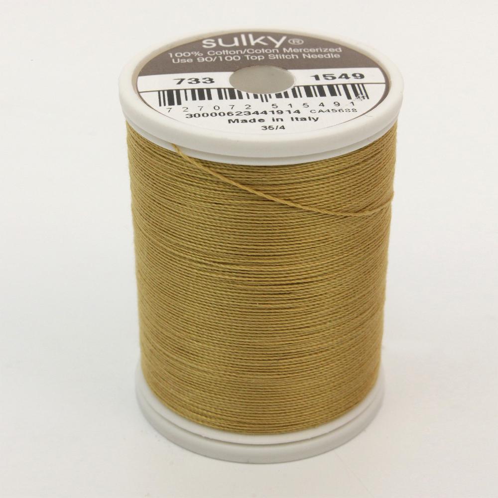 SULKY Cotton Solid Colour 30wt Thread 457m - Flax
