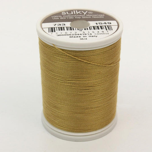SULKY Cotton Solid Colour 30wt Thread 457m - Flax