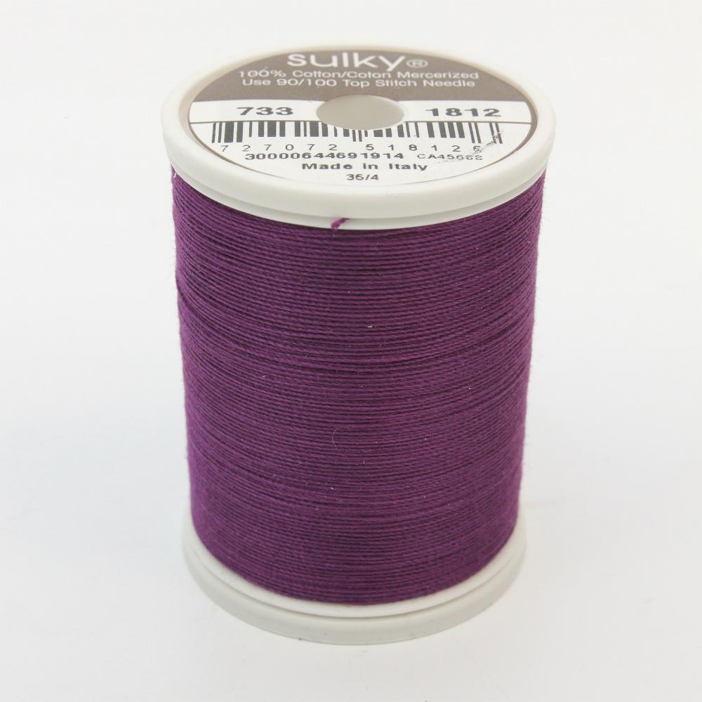 SULKY Cotton Solid Colour 30wt Thread 457m - Wildflower