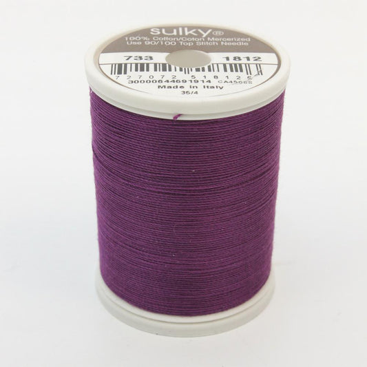 SULKY Cotton Solid Colour 30wt Thread 457m - Wildflower
