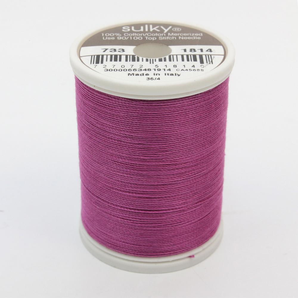 SULKY Cotton Solid Colour 30wt Thread 457m - Orchid Kiss