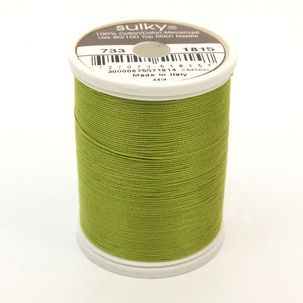 SULKY Cotton Solid Colour 30wt Thread 457m - Japanese Fern