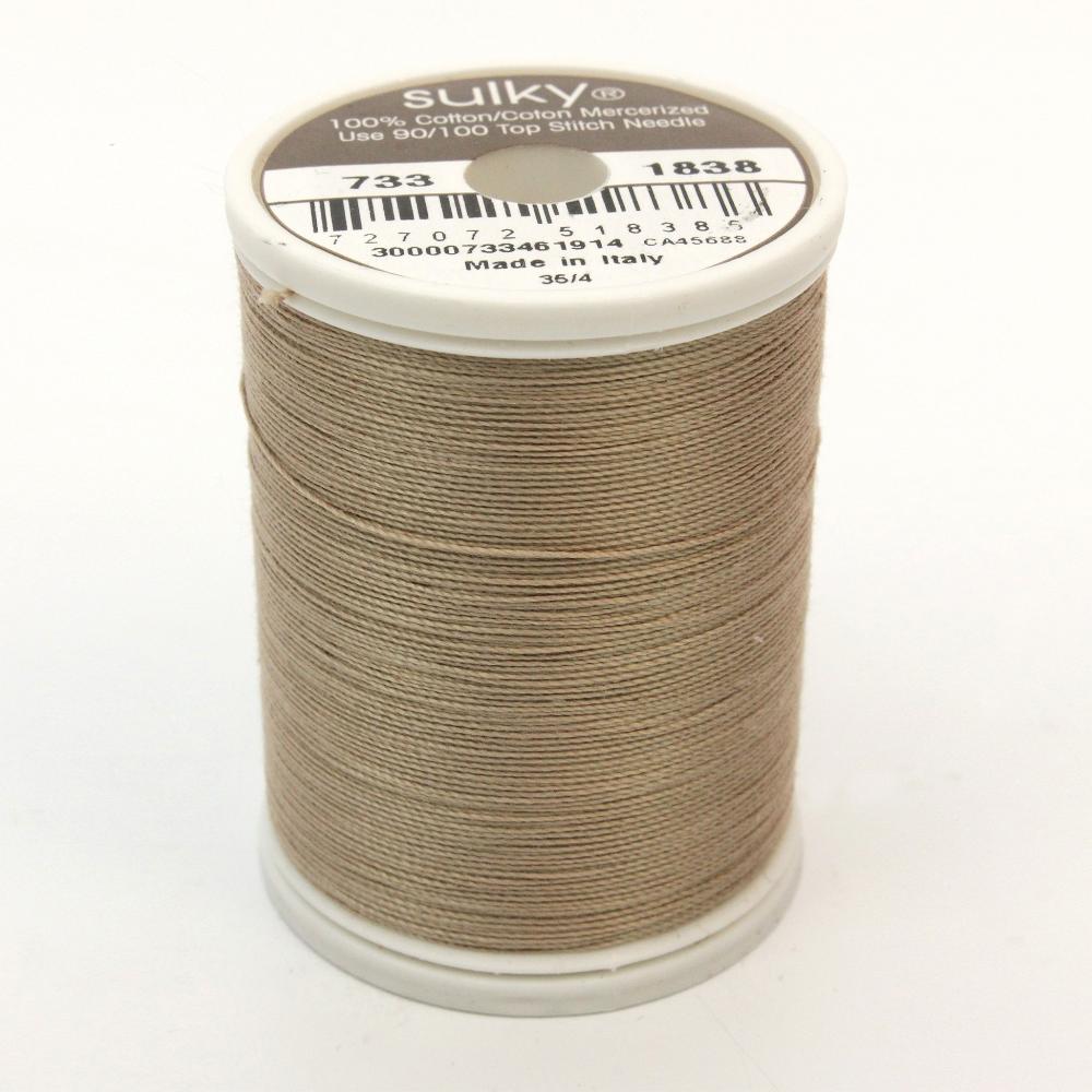 SULKY Cotton Solid Colour 30wt Thread 457m - Cocoa Cream