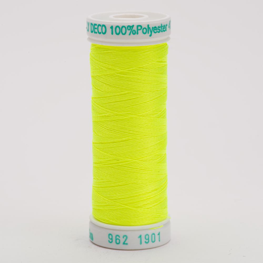 SULKY Poly Deco 40wt Thread 229m - Neon Yellow